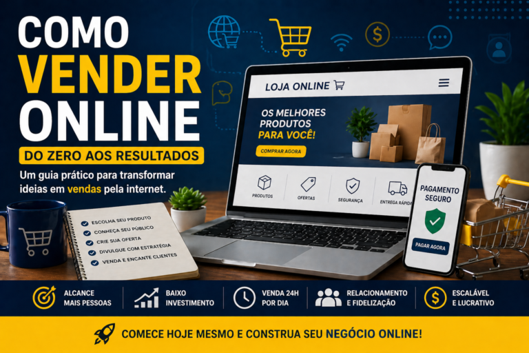 Como Vender Online: Guia Passo a Passo Para Começar a Vender Pela Internet