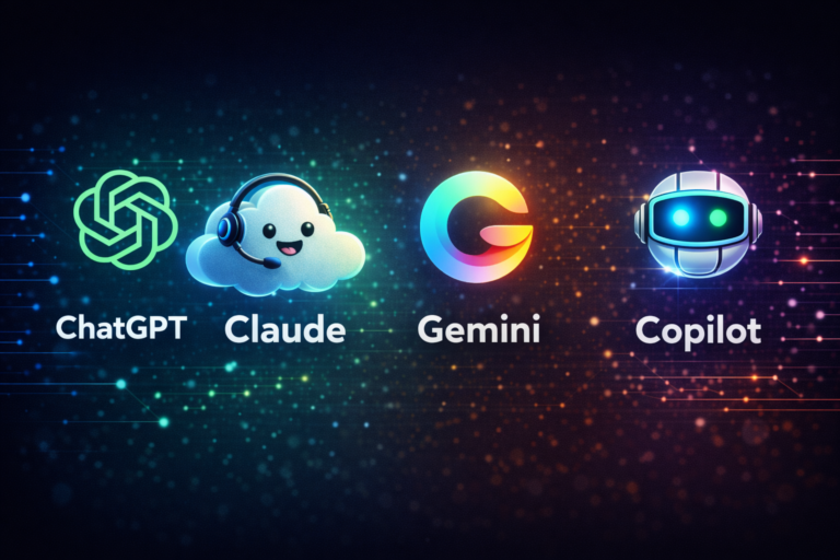 ChatGPT, Copilot, Gemini e Claude: Que Assistente de IA Escolher em 2026?