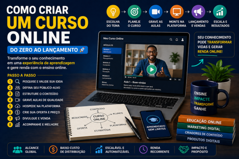 Como Criar um Curso Online