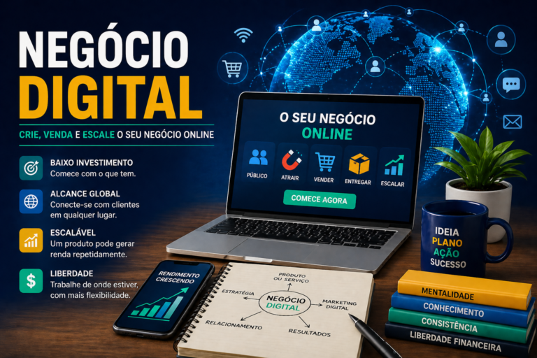 Negócio Digital: O Que É, Como Funciona e Como Criar o Seu do Zero