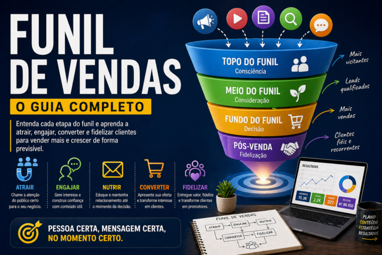 Funil de Vendas: O Que é, Como Funciona e Como Criar Um Funil Para Vender Mais