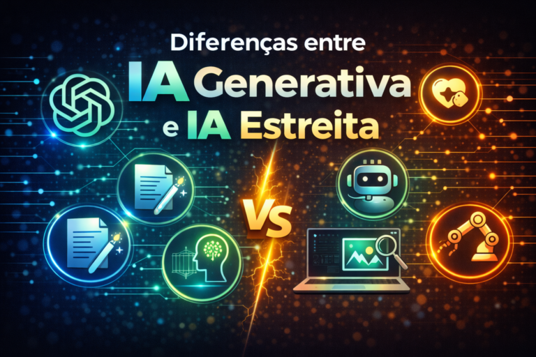 Diferenças entre IA Generativa e IA Estreita